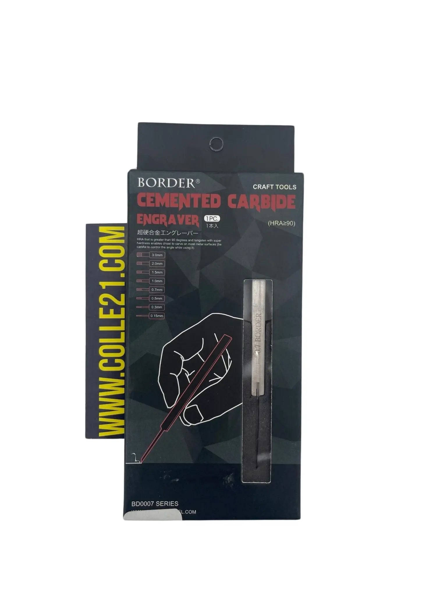 BORDER CEMENTED CARBIDE ENGRAVER BD0007-0.15 by Colle21 glue 21