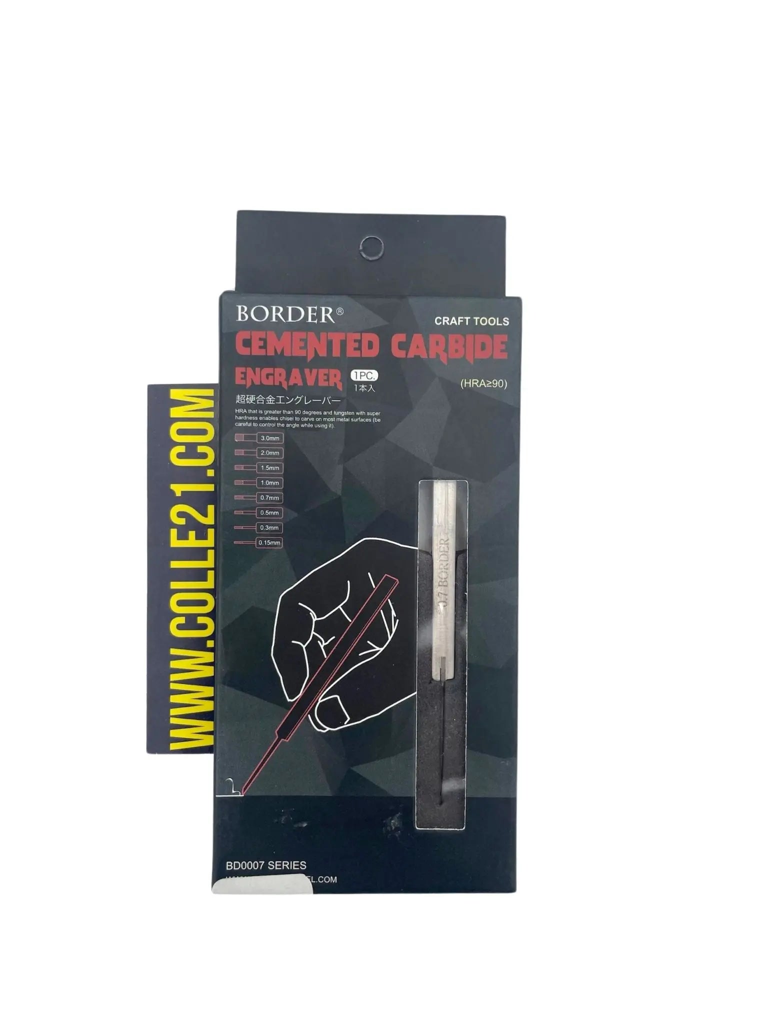 BORDER CEMENTED CARBIDE ENGRAVER BD0007-0.7 by Colle21 glue 21