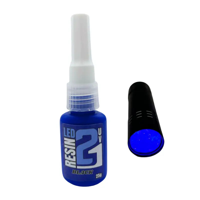 Black Resin21 glue UV LED by Colle21 - Resin Black + Lamp Uv Led for M