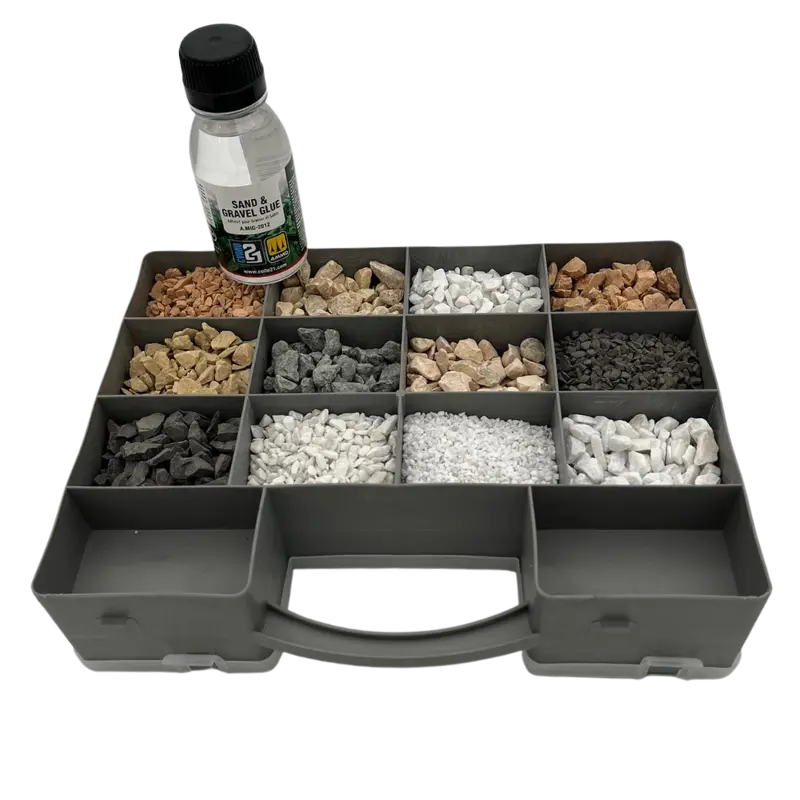 Display Pierre Décorative + Colle Sand & Gravel by Colle21/AmmoMig