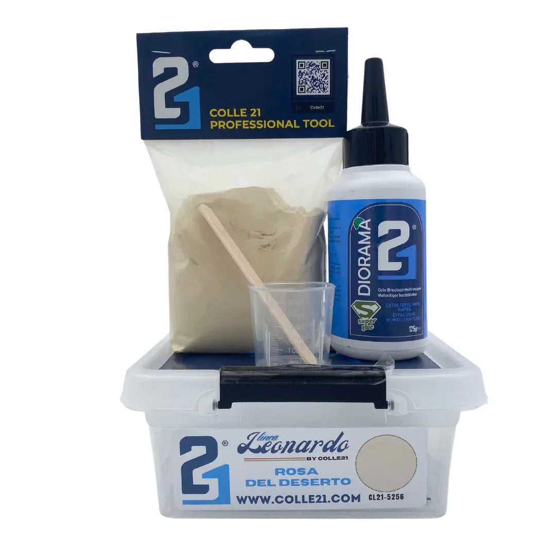 Terre Decorative Linea Leonardo – Rosa del Deserto By Super Glue Colle21