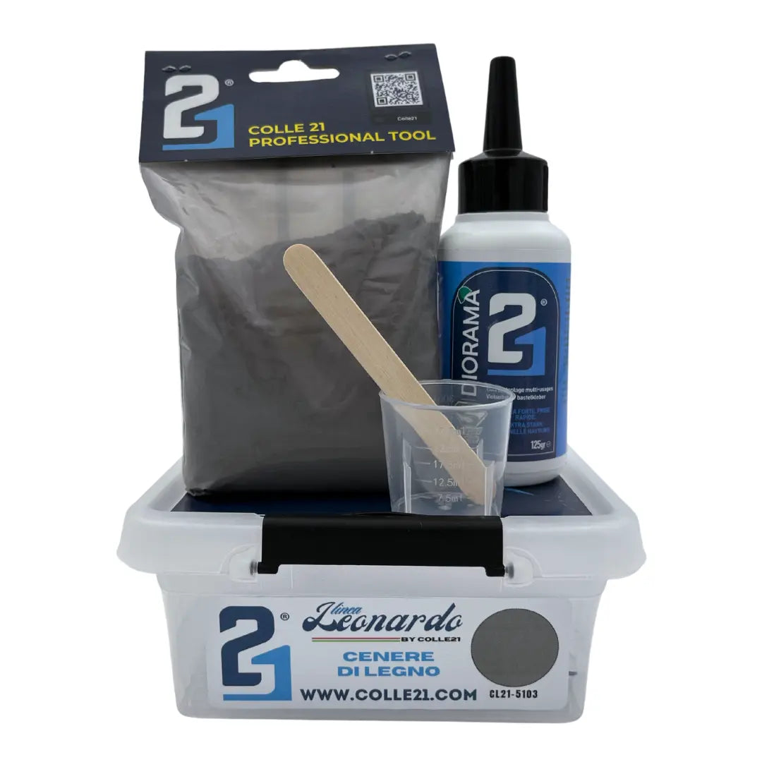 Terre Decorative Linea Leonardo – Cenere di Legno By Super Glue Colle21