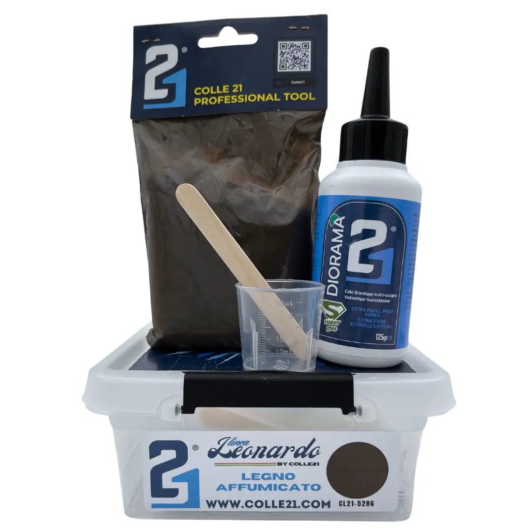 Terre Decorative Linea Leonardo – Legno Affumicato By Super Glue Colle21