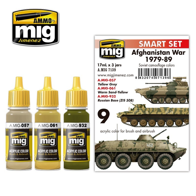 Afghanistan War 1979-89 Soviet Camouflage Colors A.MIG-7139 Super Glue Colle 21