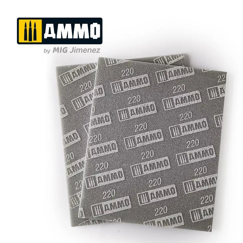 MIG A.MIG-8557 Sanding Sponge Sheet (220) – 2 pcs. Super Glue Colle 21