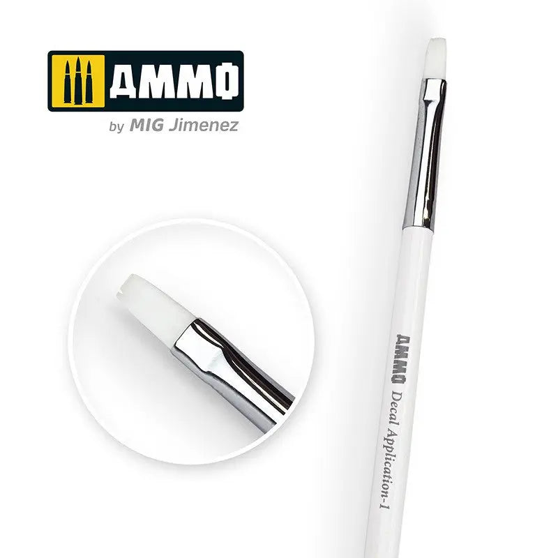 MIG A.MIG-8706 1 AMMO Decal Application Brush Super Glue Colle 21