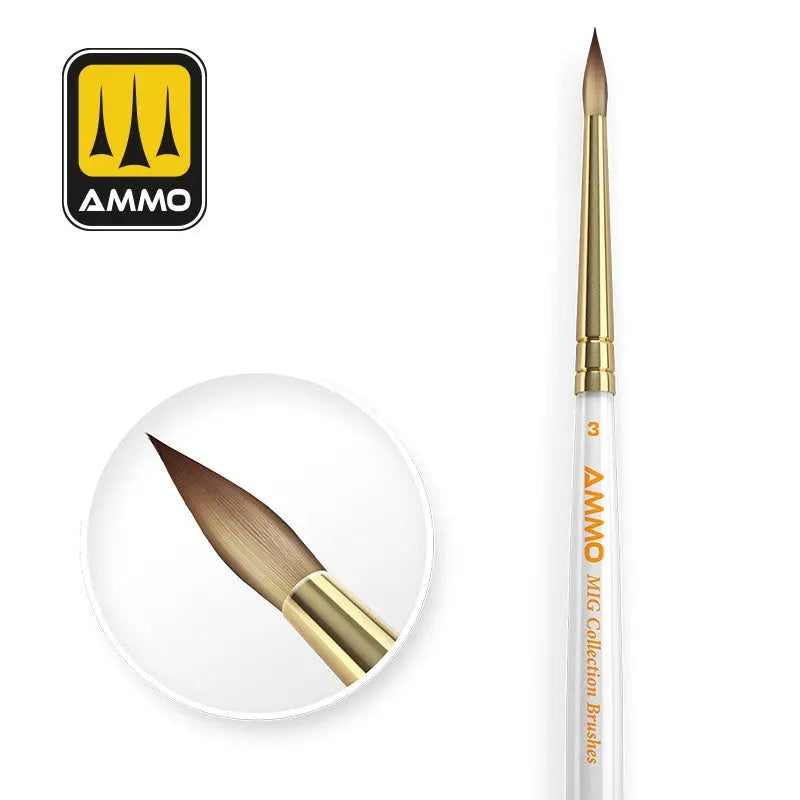 MIG A.MIG-8715 Collection Brushes Conical Ø3 Super Glue Colle 21