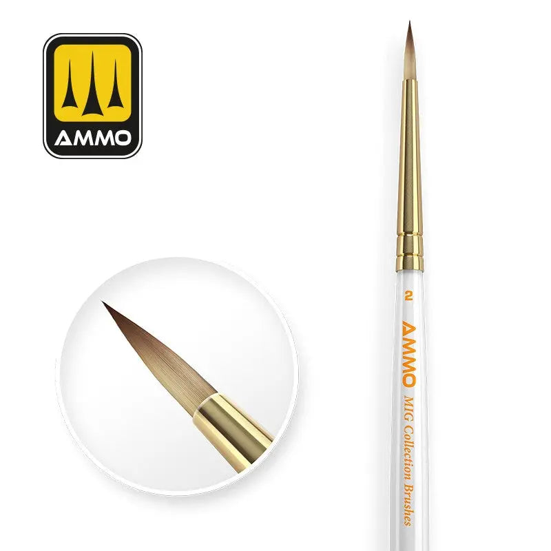 MIG A.MIG-8716 Collection Brushes Conical Ø2 Super Glue Colle 21