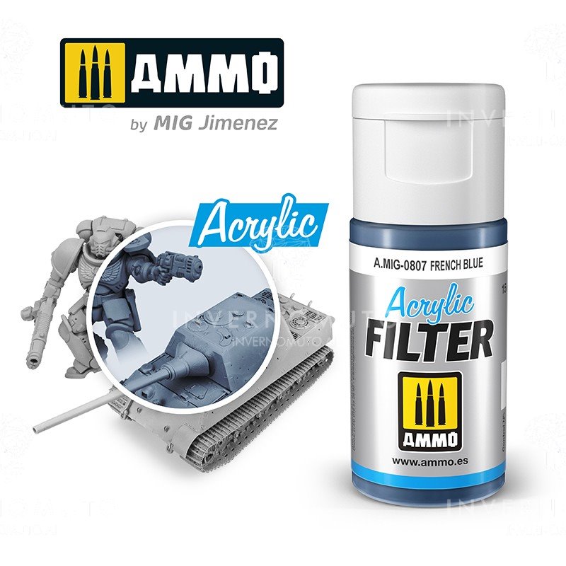 ACRYLIC FILTER French blue Amig0807 colle 21