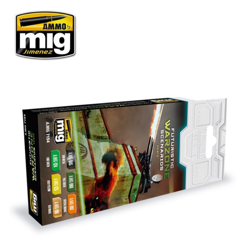 A.MIG-7154 Futuristic Warzone Scenarios Paints Super Glue Colle 21
