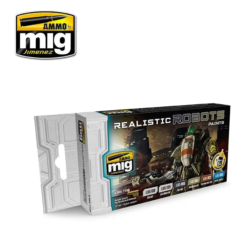 A.MIG-7156 Realistic Robots Paints Super Glue Colle 21
