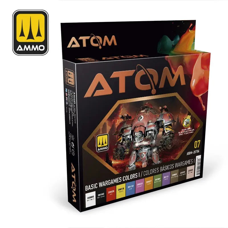 ATOM Basic Wargames Colors I Set ATOM-20706 Super Glue Colle 21