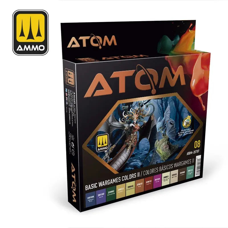 ATOM Basic Wargames Colors II Set ATOM-20707 Super Glue Colle 21