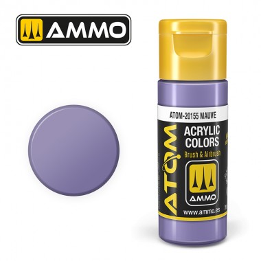 Peinture acrylique ATOM Ammo Mig Mauve by Mig Jiménez - peinture pour le modélisme, peinture artistique, peinture acrylique. colle 21
