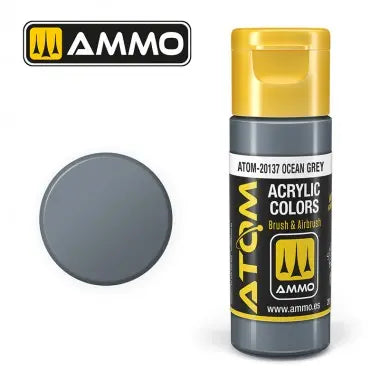 Peinture acrylique ATOM Ammo Mig Ocean Grey by Mig Jiménez - peinture pour le modélisme, peinture artistique, peinture acrylique. colle 21
