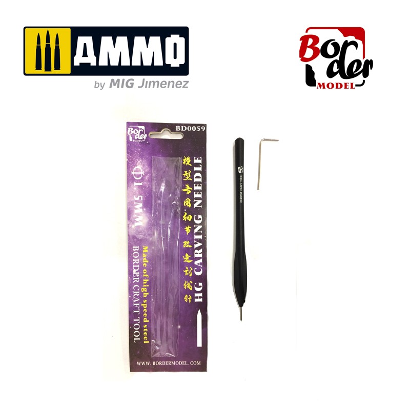 BLACK HG CARVING NEEDLE colle 21