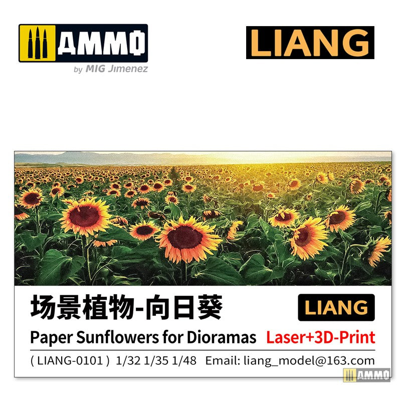 Paper Sunflowers for Dioramas colle 21