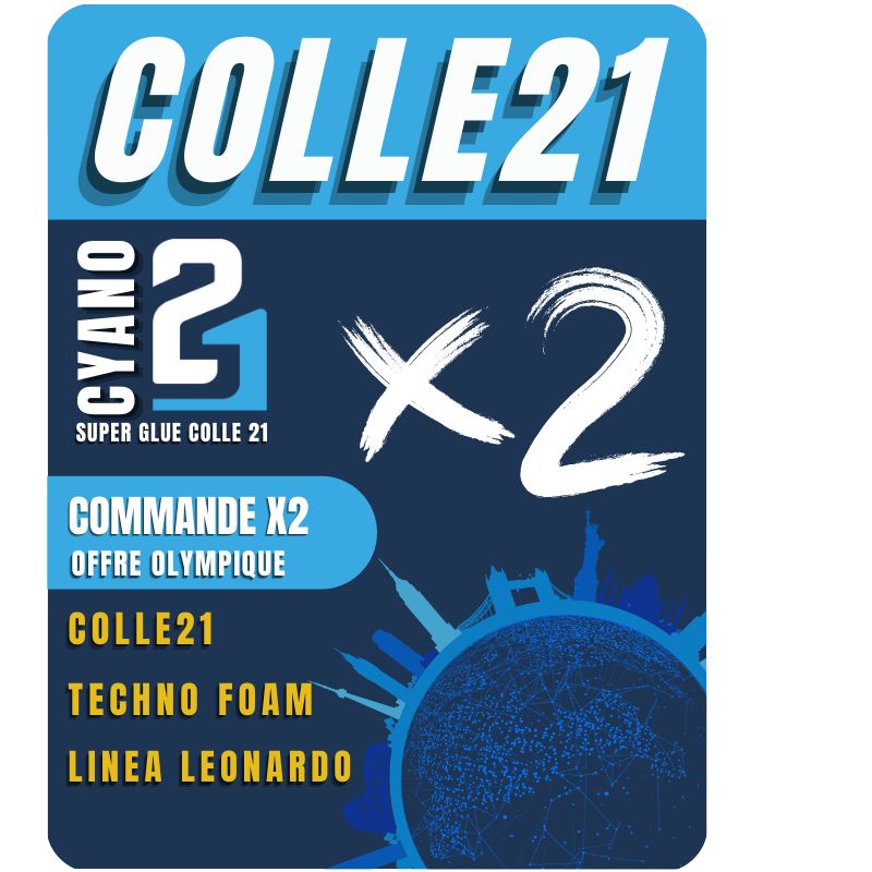 Commande X2 : ⚠️Lire bien la description détaillant la procédure à suivre⚠️ Colle 21