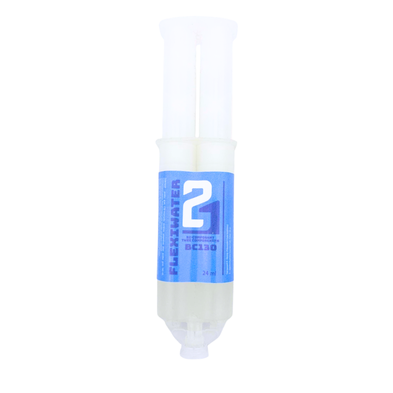 Colle21 Flex Water - Pegamento epoxi flexible y transparente para reparaciones submarinas