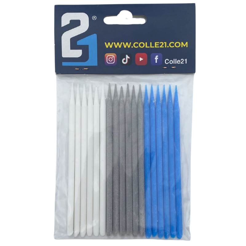 18 Limes Abrasives Superglue Colle21 – Pack de 18 Limes de ponçage avec Granulométries Variées (100 à 240) produits et accessoires professionnelle pour le Bricolage & Modélisme ! ✨🔧 colle 21