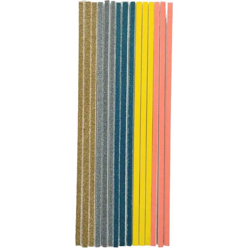 15 Limes Abrasives Superglue Colle21 – Pack de 15 Limes de ponçage avec Granulométries Variées (100 à 240) produits et accessoires professionnelle pour le Bricolage & Modélisme ! ✨🔧 Colle 21