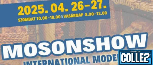 Salon du Modélisme Moson the SHOW de Mosonmagyaróvár les 26 et 27 avril 2025 - Super Glue Colle 21