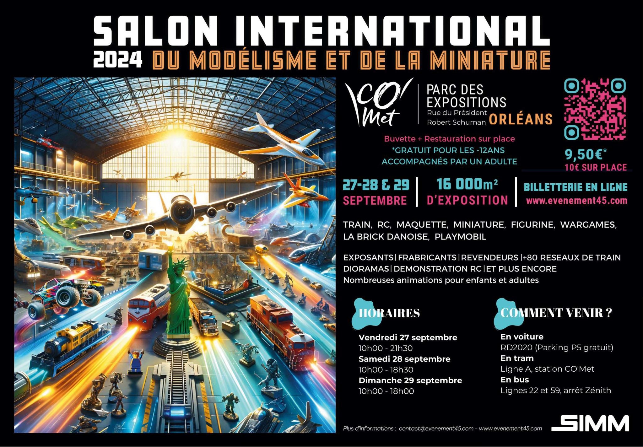 Salon International du Modélisme et de la Miniature 2024 à Orléans : Un Rendez-vous Incontournable pour les Passionné