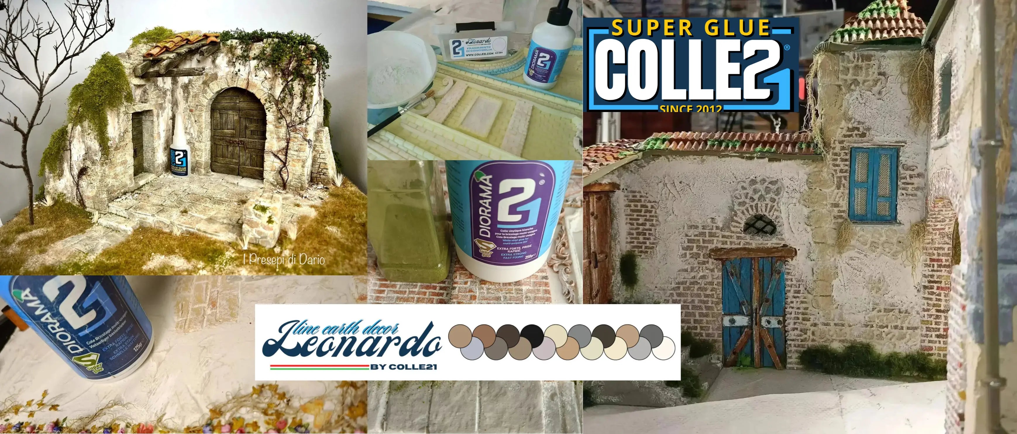 effet terrain pour diorama et bricolage Super Glue Colle 21