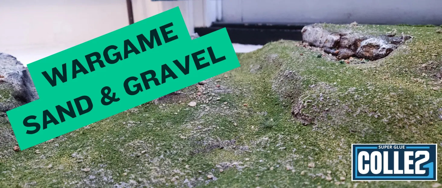 Wargame et Dioramas : L'Art de la Simulation et de l'Assemblage avec la Colle Liquide Sand & Gravel