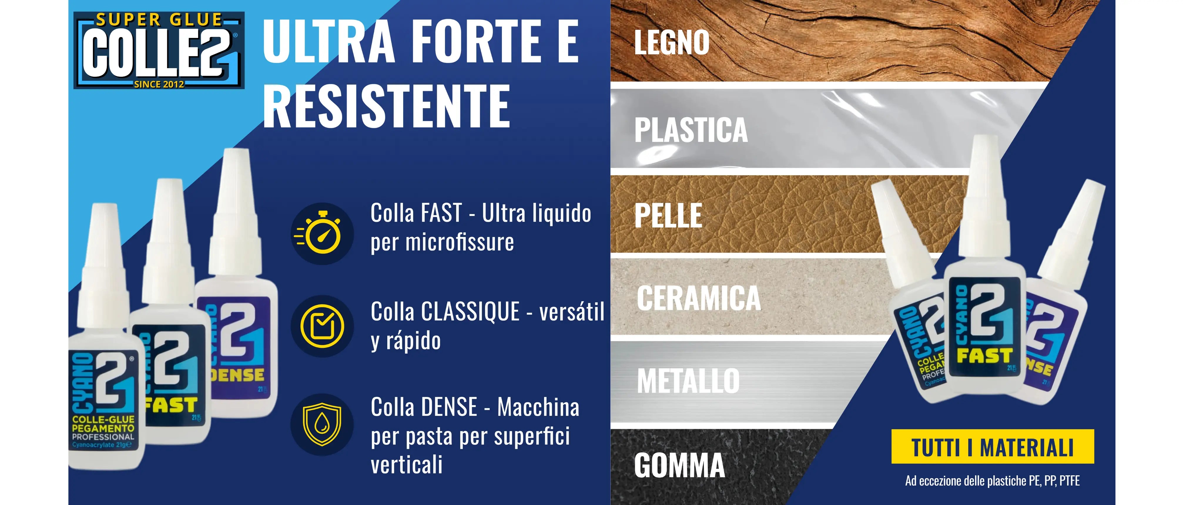 Colla cianoacrilato universale Colla21
