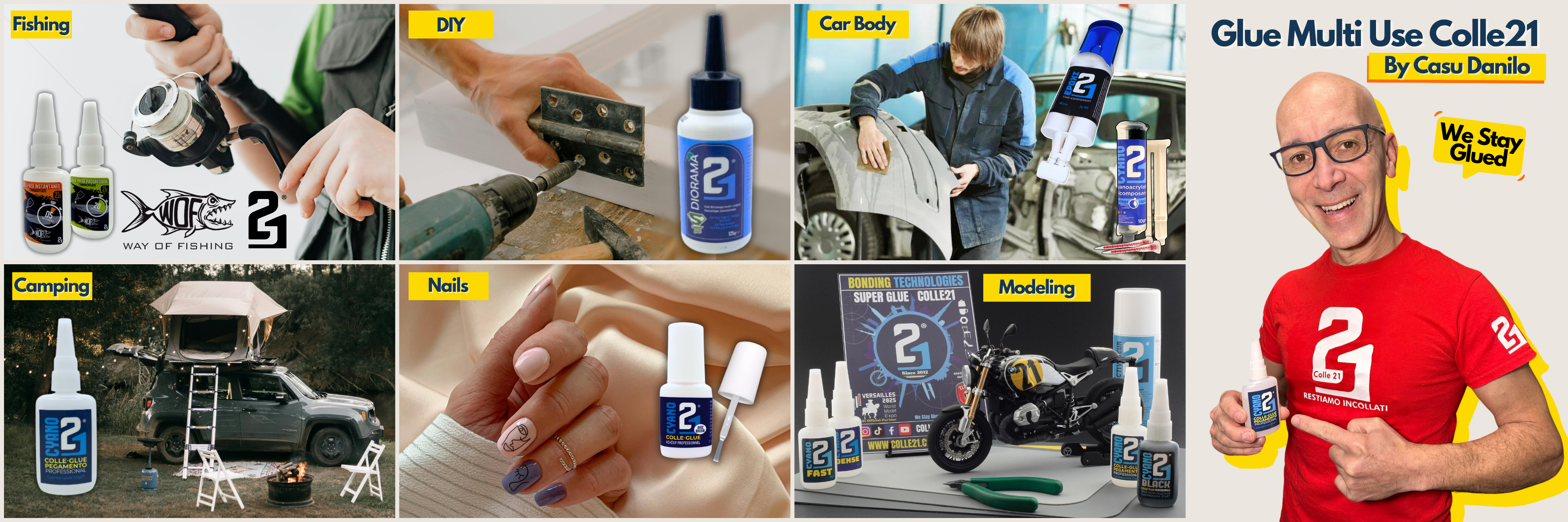 La SUPER GLUE Colle Cyanoacrylate Ne Sèche Pas