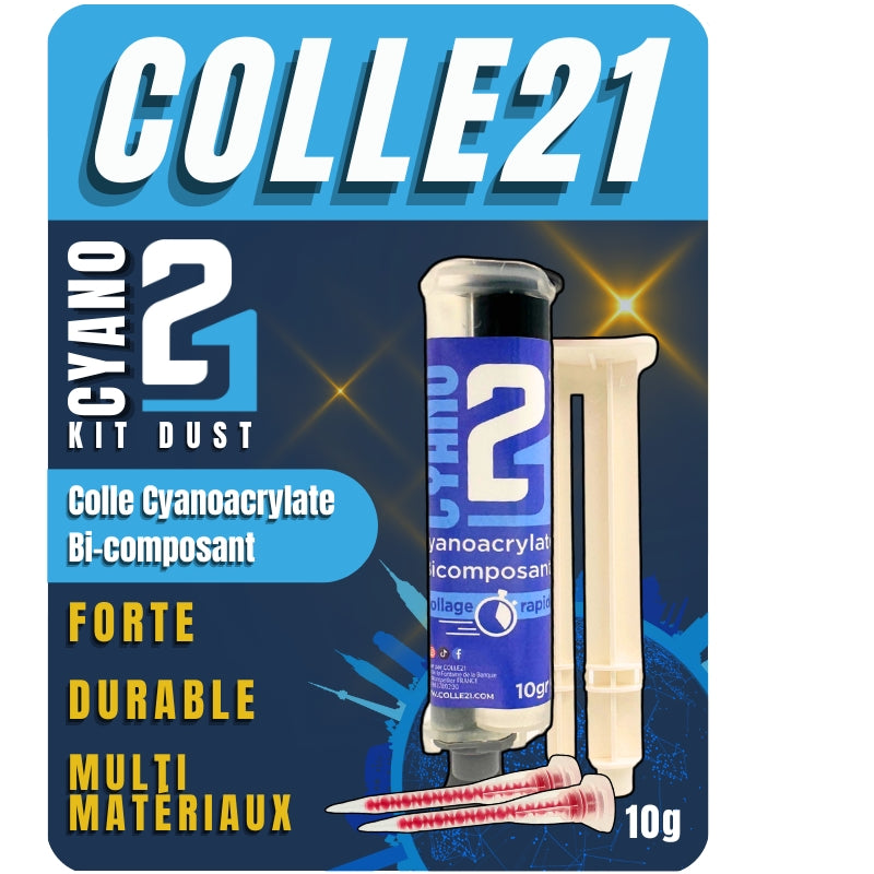 Colle Cyanoacrylate Bicomposant Super Glue Colle21.