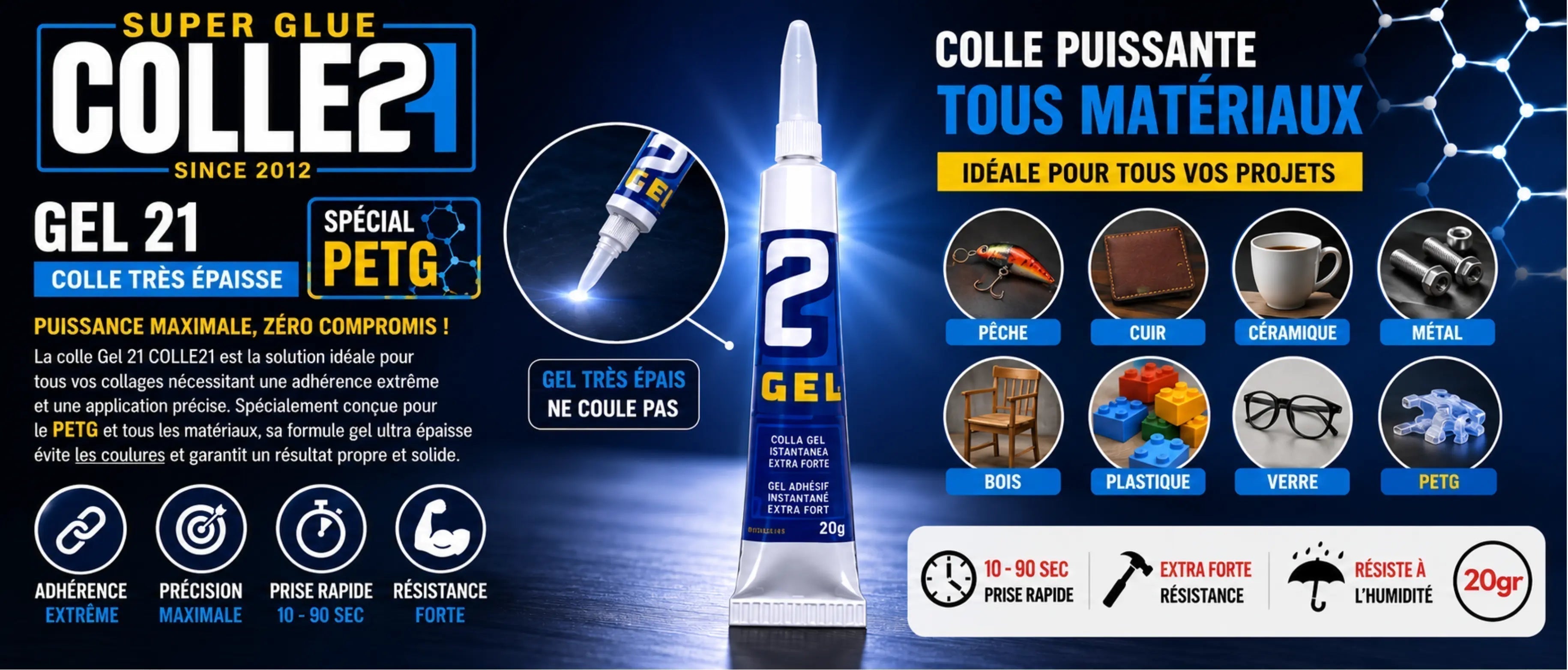 Meilleure colle PETG