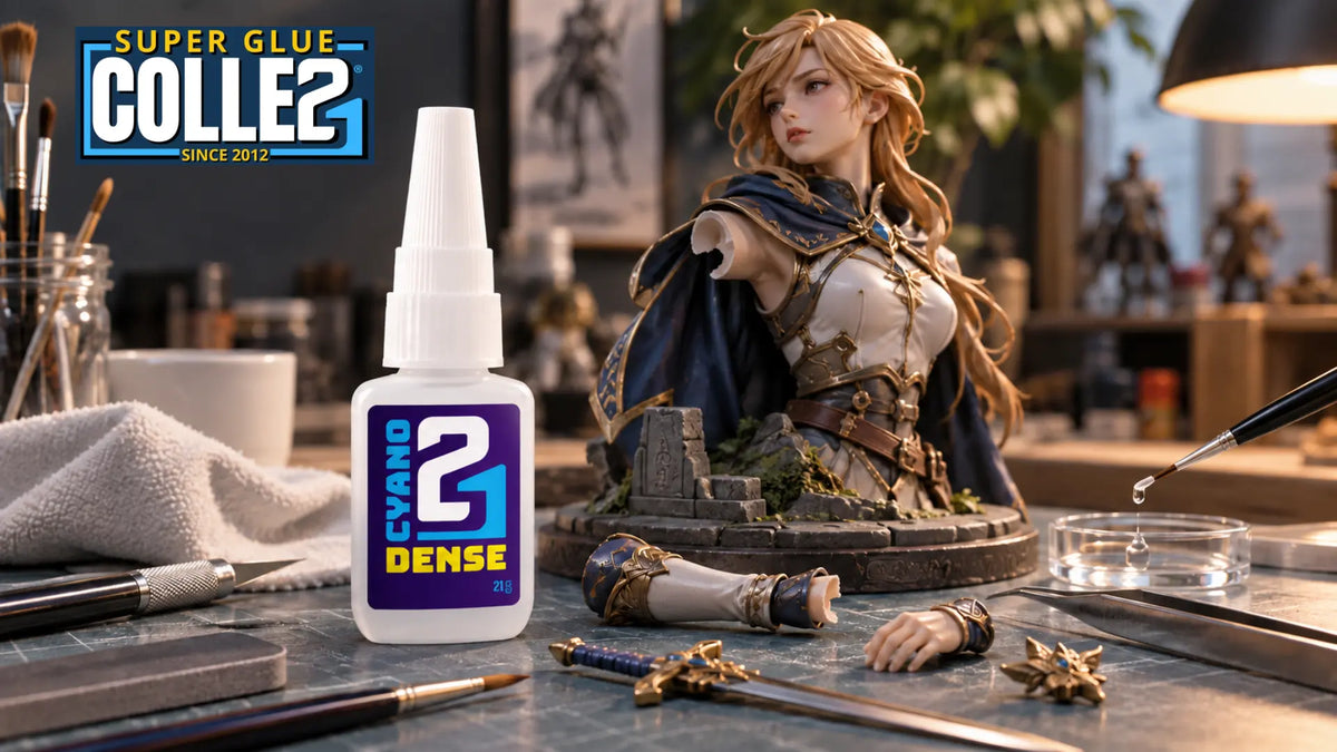 Quelle colle utiliser pour réparer une figurine de collection cassée ?