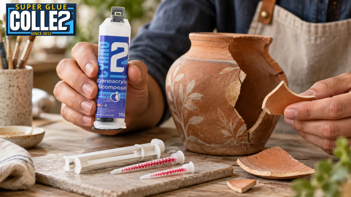Colle pour poterie cassée : quelle colle utiliser ?