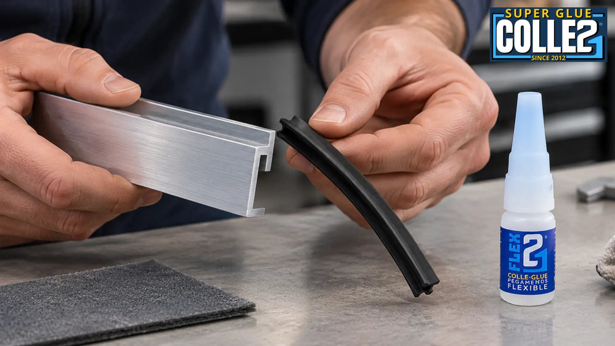Comment coller de l’aluminium sur du caoutchouc ?