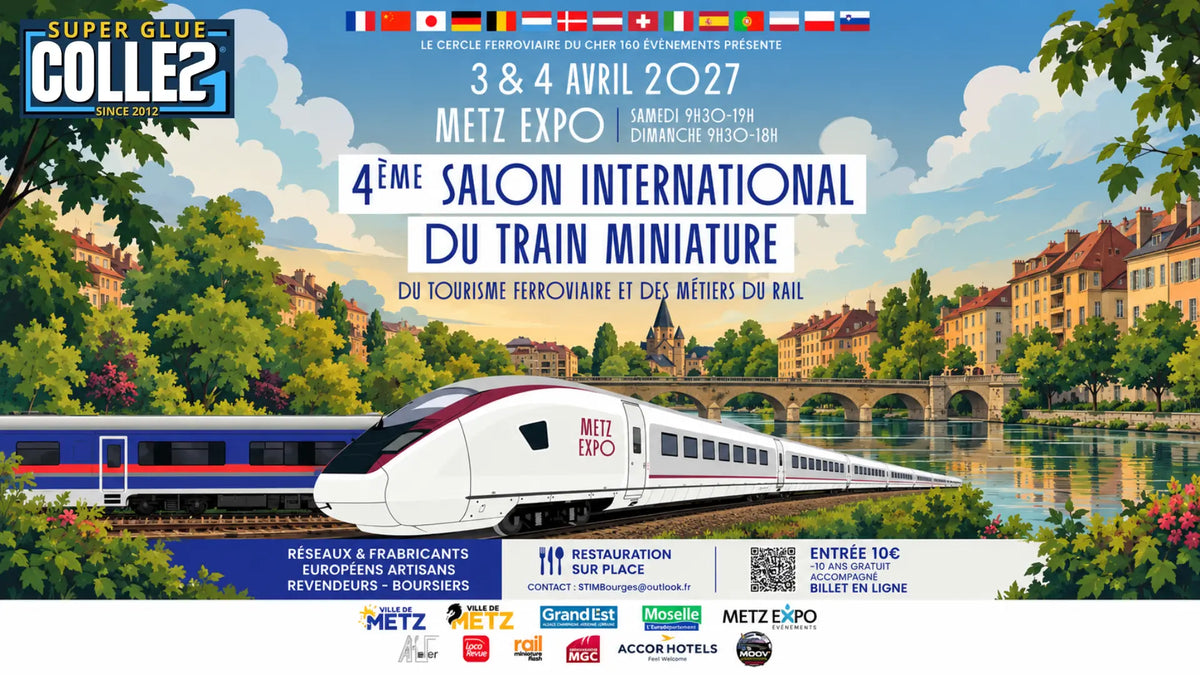 Salon du train miniature 2027 : le grand rendez-vous ferroviaire à Metz
