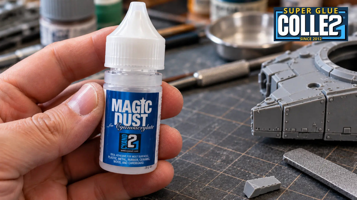 Comment combler un trou avec de la colle cyanoacrylate ?
