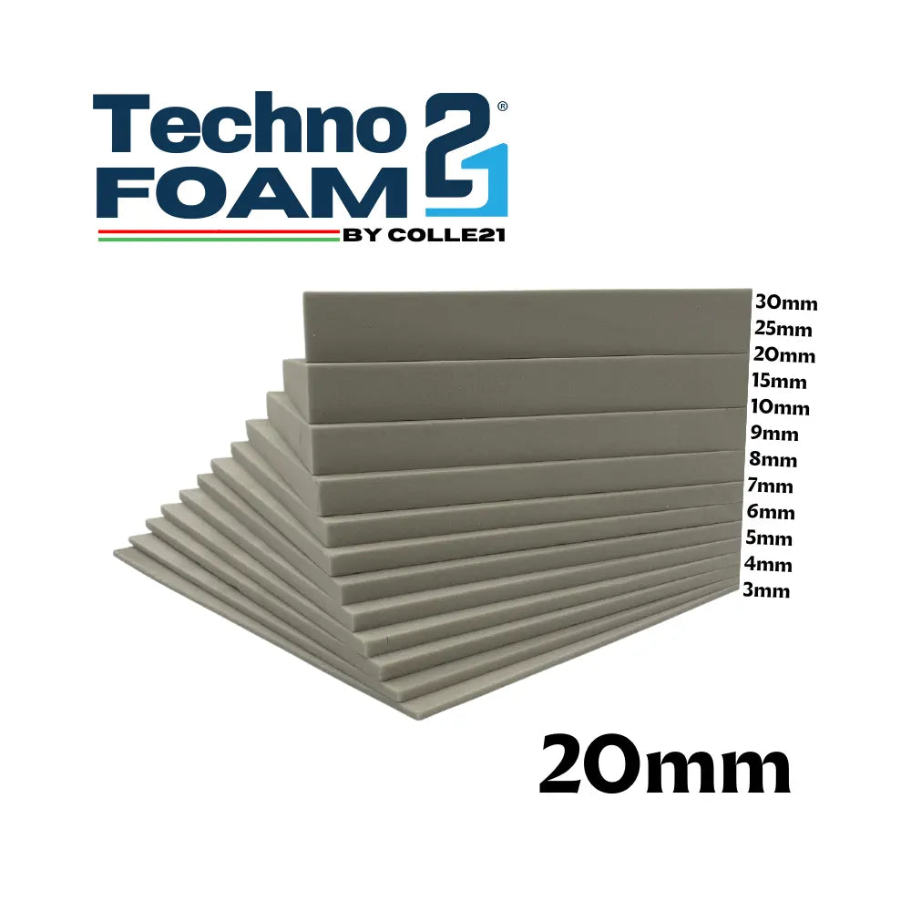 TechnoFOAM21 de 20 mm - dimensión: 30 x 21