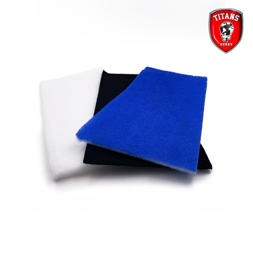 Filtres pour cabine de peinture Titans Hobby TTH046 ; Ensemble de 3 filtres - Filtres pour cabine peinture, filtre pour modélisme, filtre pour bricolage