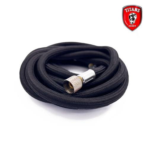 TITANS HOBBY : Tuyau connecteur dia.7,5x4,5mm - 1,8mt , adaptateur G1/8xG1/8 TTH047