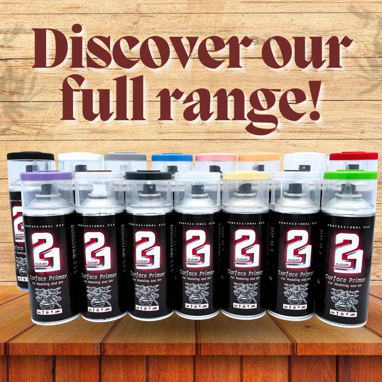 PRIMER SPRAY BLACK MATT Colle21 per modellismo, Primer spray BLACK MATT per bricolage e Hobby.