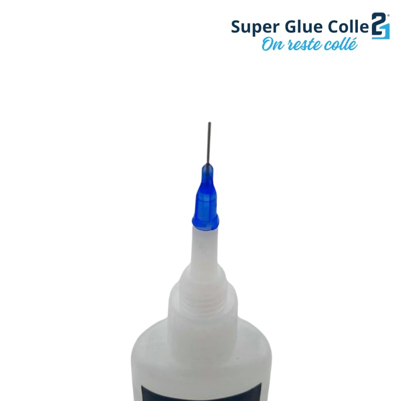 10 Cánula de precisión con punta de metal para la botella de pegamento cianoacrilato Colle21, canulas de precision para la cola ciano.