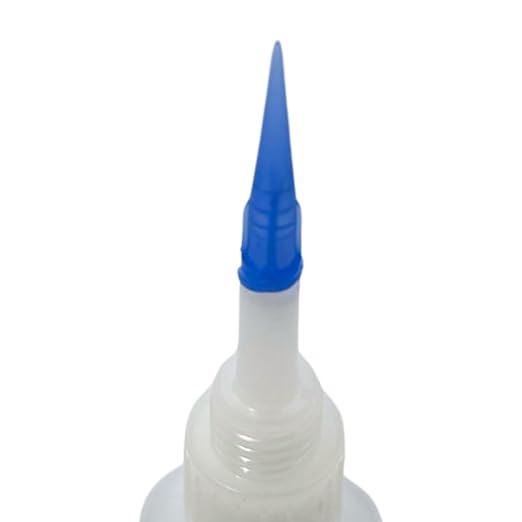 10 cannula di precisione per bottiglia Super Glue Glue21. Cannula di politilene con diametro 22ga.