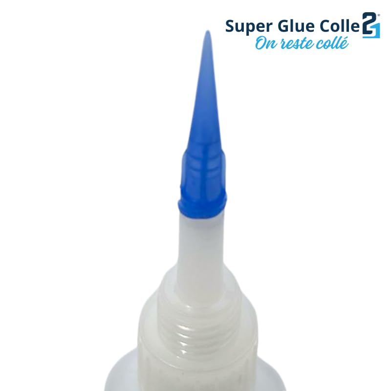 Super glue FLEX21 - 10 g, cyanoacrylate glue for glass, plexiglass glue, flexible glue Colle21, transparent glue for modelism, strong glue for DIY.