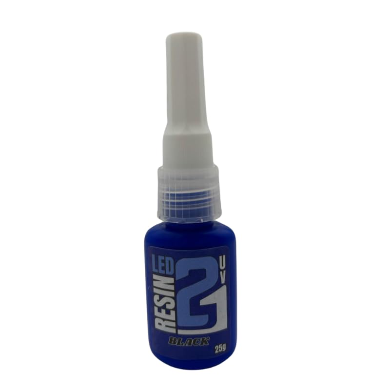 COLLE RESINE LED UV NOIR by Superglue Colle 21 - résine époxy mono-composant, résine pour Modélisme et Bricolage.