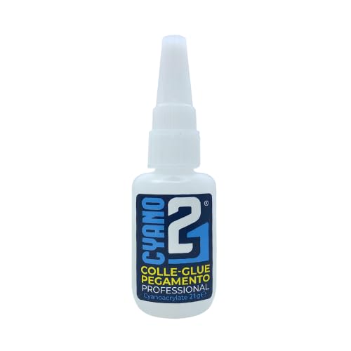 Super Glue Glue 21 - Caja de pantalla que contiene 25 botellas Super Grue Cyanoacrylate Colle21. (21gr)