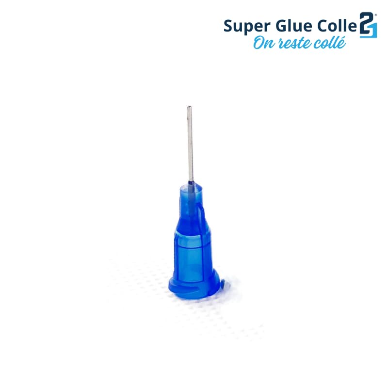10 Cánula de precisión con punta de metal para la botella de pegamento cianoacrilato Colle21, canulas de precision para la cola ciano.