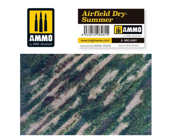 AIRFIELD DRY-SUMMER - Terrain réaliste avec végétation