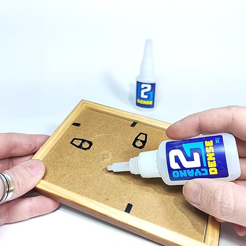 Super Glue Colle21 DENSE, Colle Transparente cyanoacrylate  - Colle Cyano 21 g. Colle épaisse pour le modélisme, colle épaisse pour bricolage.